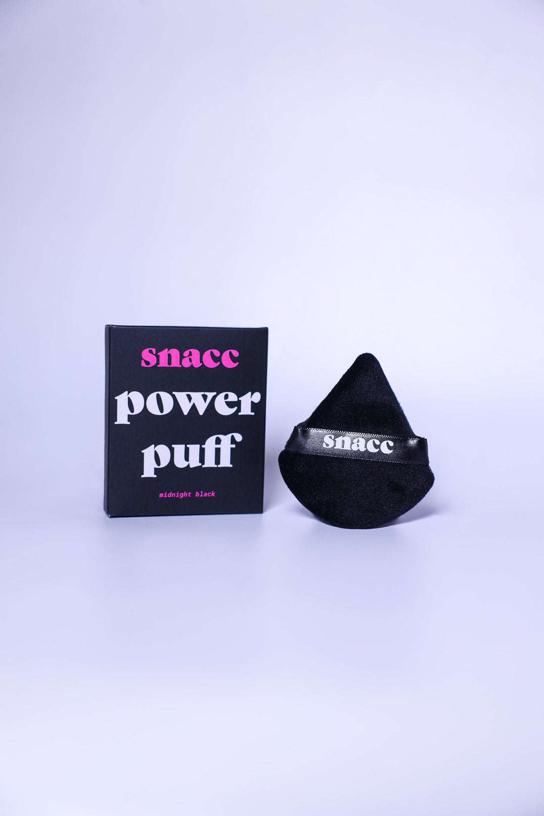MIDNIGHT SNACC BLACK POWER PUFF - POWDER PUFF - snacc cosmetics®