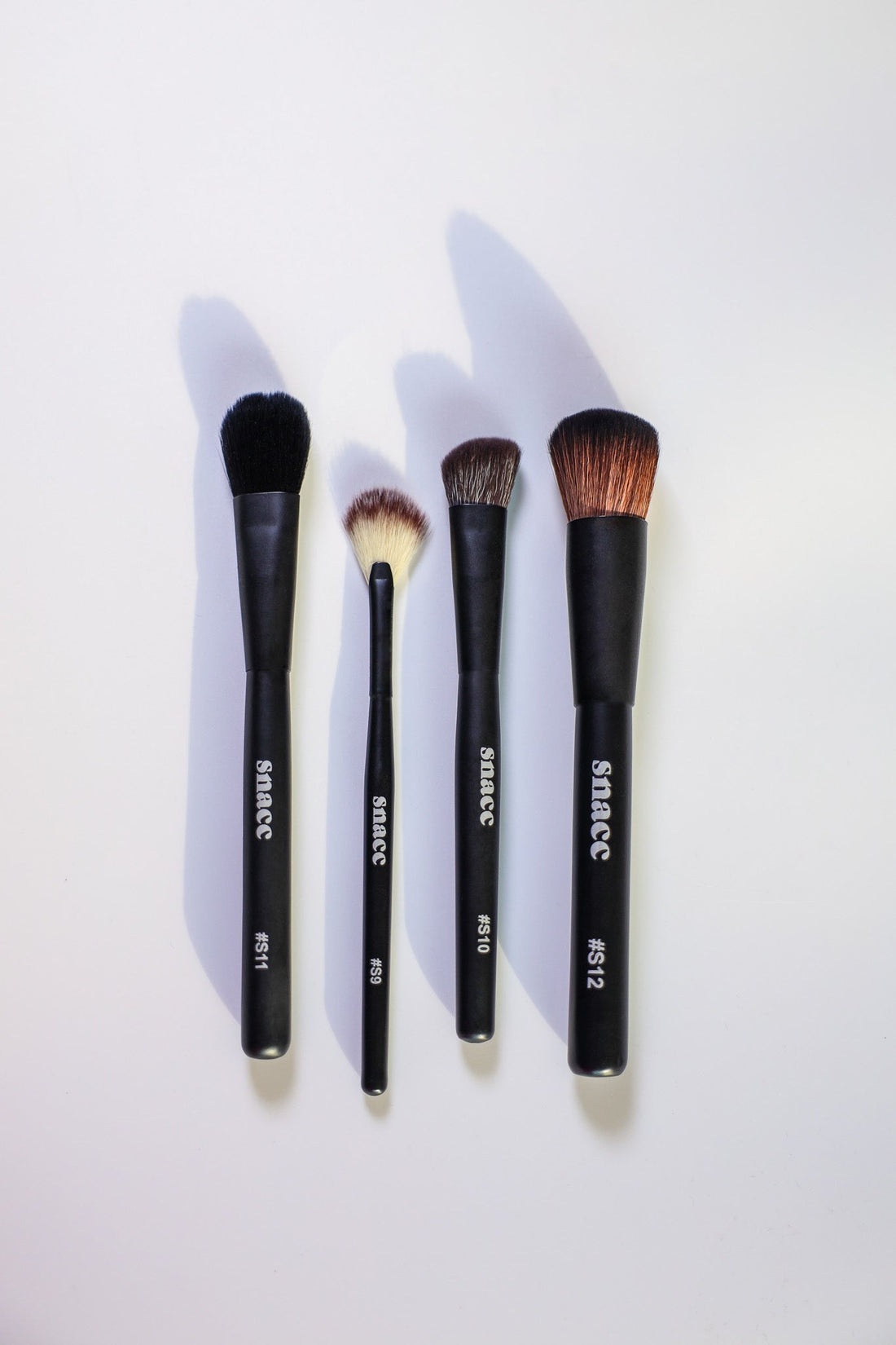 MIDNIGHT SNACC FACE MAKEUP BRUSHES - SET OF 4 - snacc cosmetics®