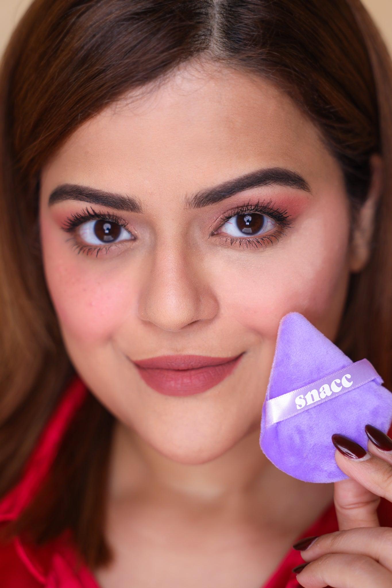 SNACC LAVENDER POWER PUFF - POWDER PUFF - snacc cosmetics®