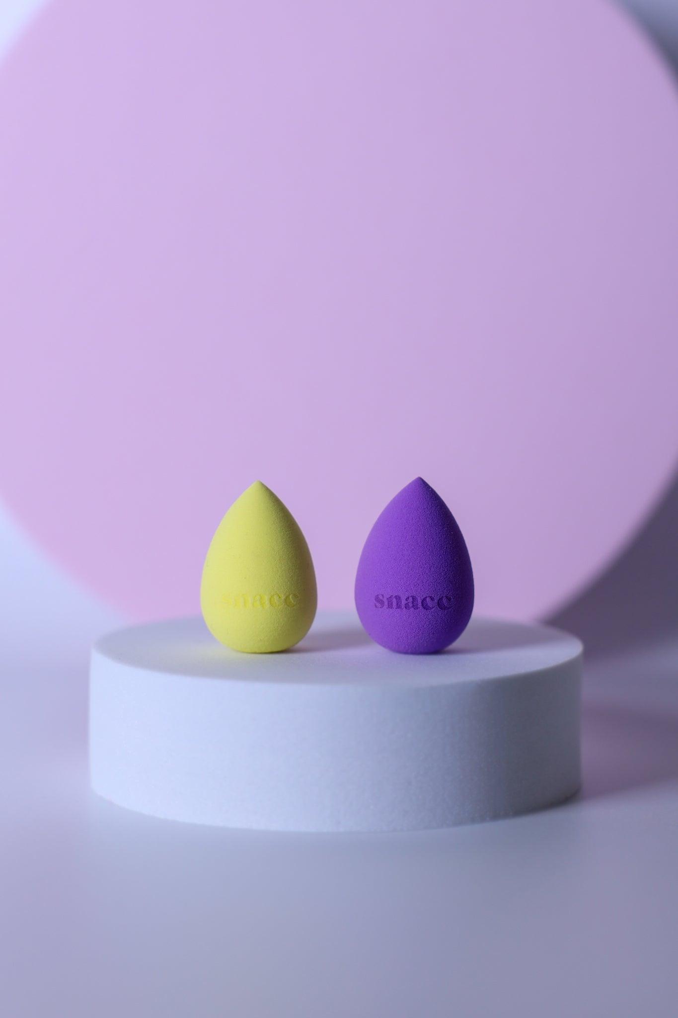 PURPLE LEMON SNACC MINI MAKEUP SPONGES (2-Pack) - snacc cosmetics®