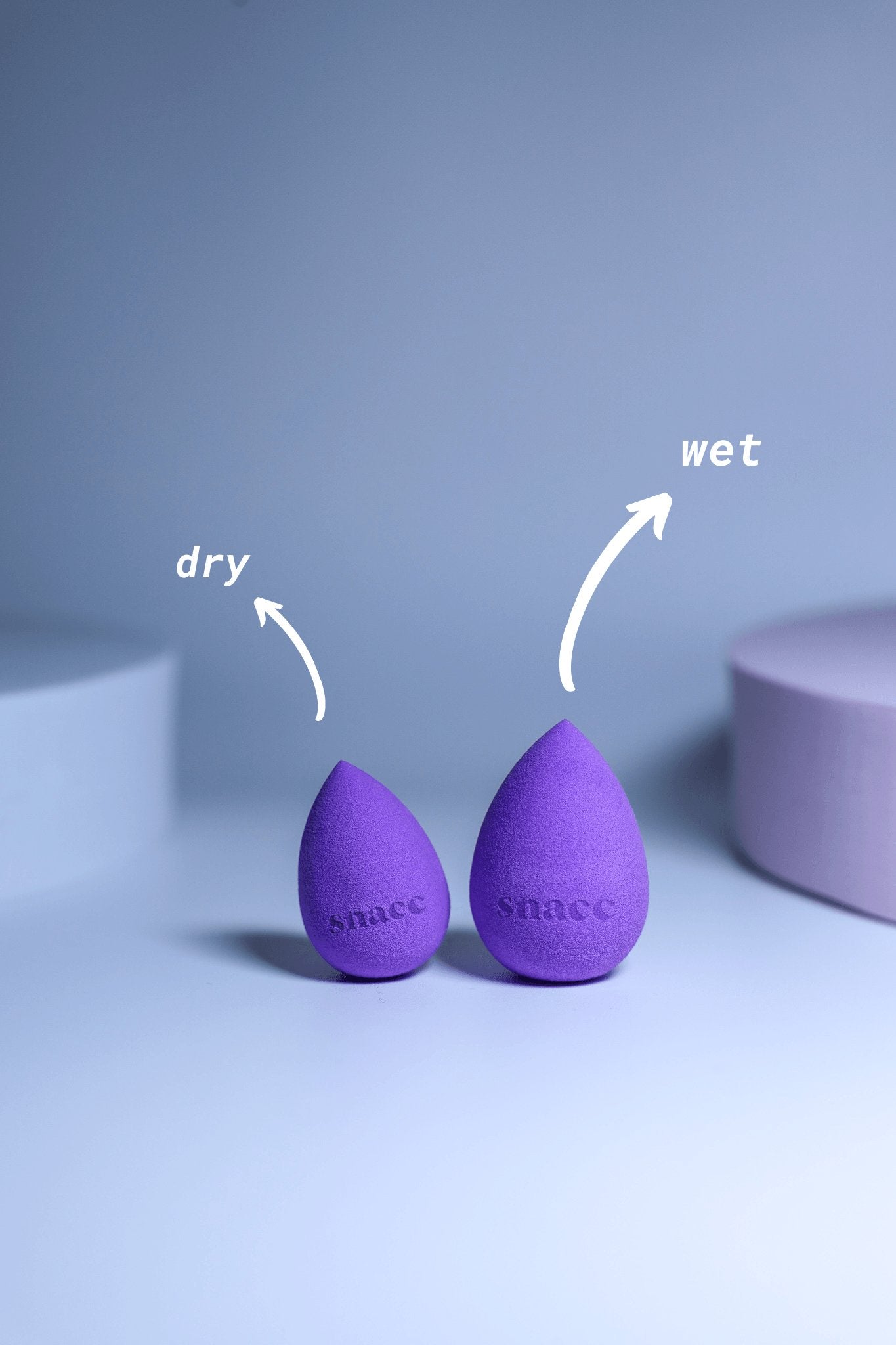 PURPLE LEMON SNACC MINI MAKEUP SPONGES (2-Pack) - snacc cosmetics®